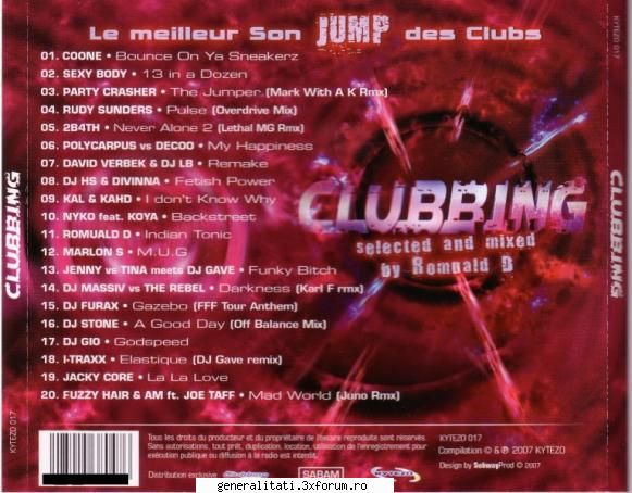 clubbing (2007) techno [album full] spate