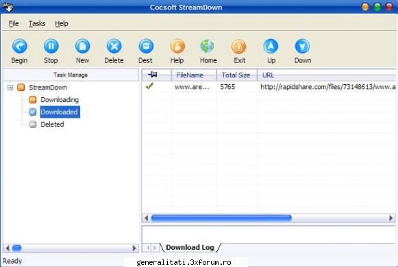 cocsoft streamdown 6.3 + stream down is a streaming media download tool. it supports not only http
