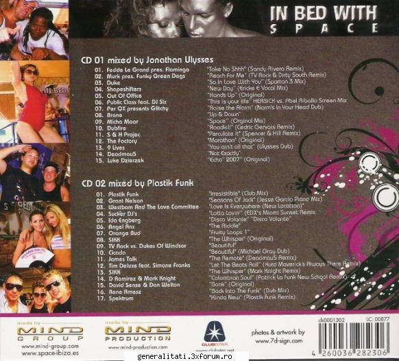 bed with space part balearic club essentials (2007) [album] spate