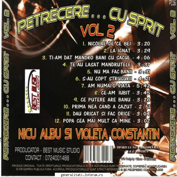 petrecere sprit vol.2 [album full] spate