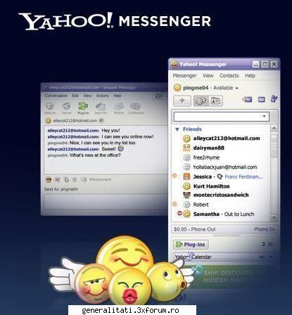 yahoo noi messenger compania yahoo inc. că mesaje instant, yahoo messenger, noi vizionare