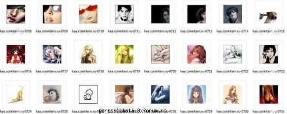 3400 premium avatars pentru yahoo! messenger