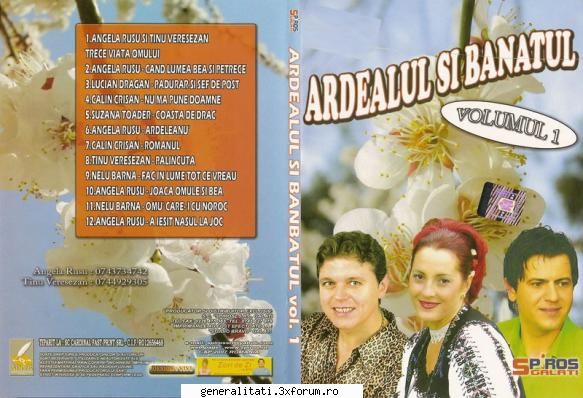 ardealul & banatul vol.1 rusu & tinu veresezan - trece viata rusu - cand lumea bea si dragan -