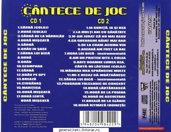 spate cd hore, sarbe, cantece de nunta si de petrecere [album full]