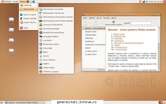 Kiwi Linux - Kiwi e un sistem de operare adaptat pentru - Linux