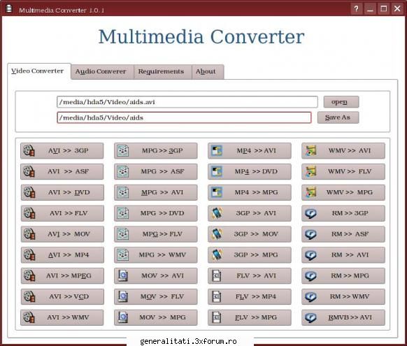Multimedia-convertor-video-audio-pt linux - ronaldinho10 - Linux